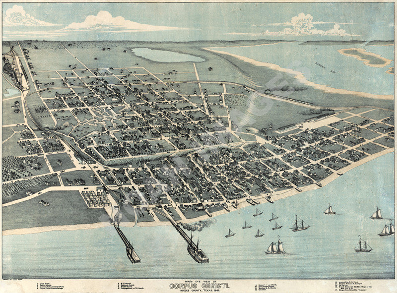 Map of Bridgton Maine panorama c1888 24x18